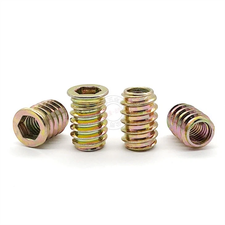 wholesale M4 Threaded Insert Nuts For Wood